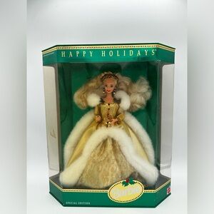 Christmas Barbie 1994 #12155 (MISPRINT) Eye Color